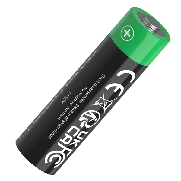 Wiederaufladbarer Batterie USB-C AA-Akkus 3000mWh Patona stehend