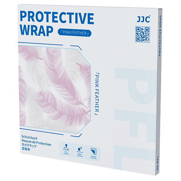Einschlagtuch fuer Kamera Federn Muster SA-PFL von JJC Verpackung