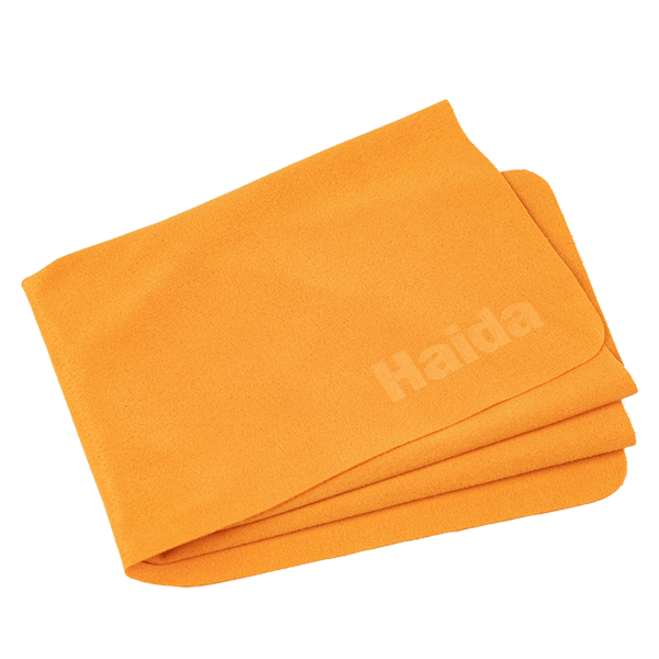 Haida cleaning cloth for objects in orange color