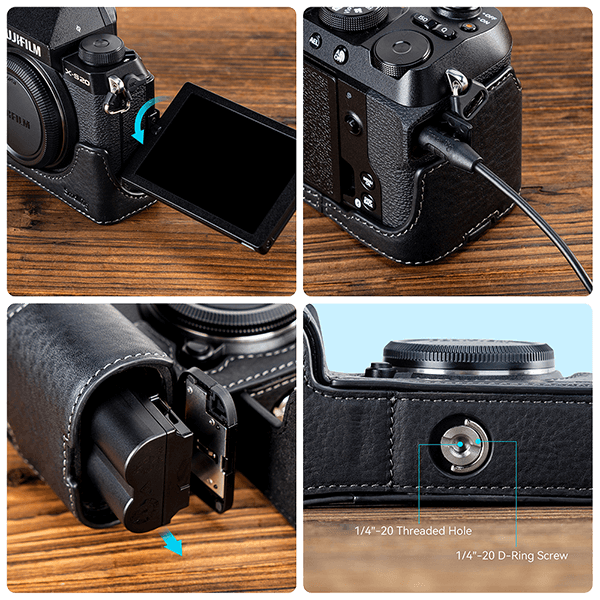 SmallRig Leder Etui zu Fujifilm X-S20 4232 Detail