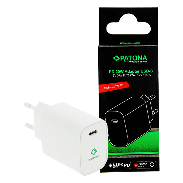 USB Ladegerät PD 20W in Weiss