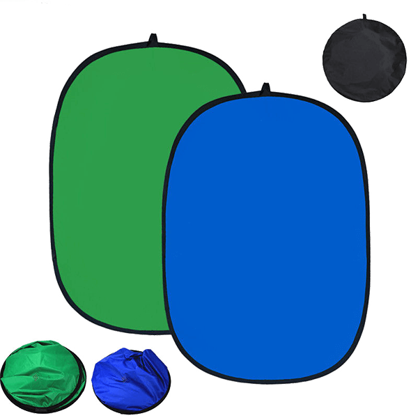 Chromakey Green Blue 2-in-1 Collapsible Background Board