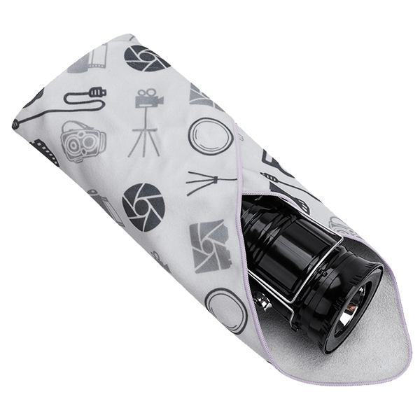 Einschlagtuch fuer Kamera Fotografie Muster SA-CL von JJC mit Objektiv