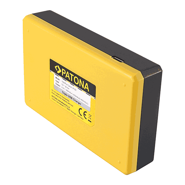 Triple Charger for Canon LP-E6 by Patona