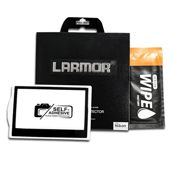 Front view of the glass screen protector for Nikon Z6 III