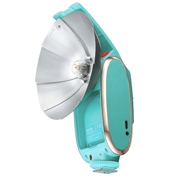Retro Flash Godox Lux Senior in mint green
