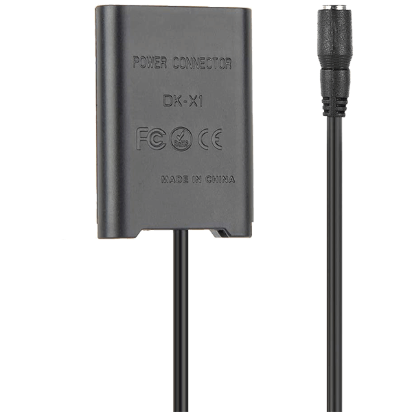 Power supply with matching dummy for NP-BX1 Sony Battery detail