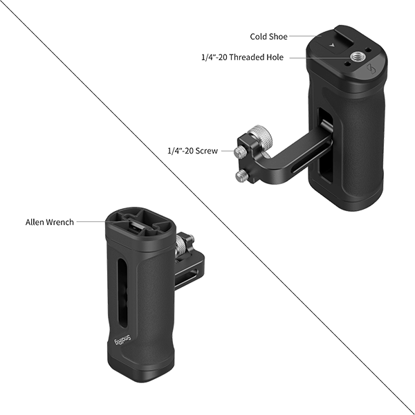 SmallRig seitlicher mini Handgriff mit schraub Verschluss 4755 Detail