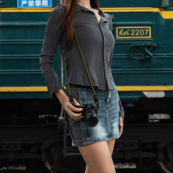 Smallrig geflochtener Schulterriemen in Schwarz 4882 ganze länge