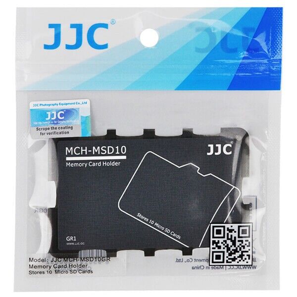 JJC memory card case for up to 10 micro SD cards packaging JJC memory card case for up to 10 micro SD cards packaging