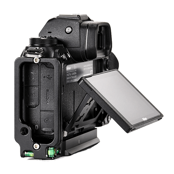 L-Winkel zu Nikon Z6 II und Z7 II ohne Batteriegriff