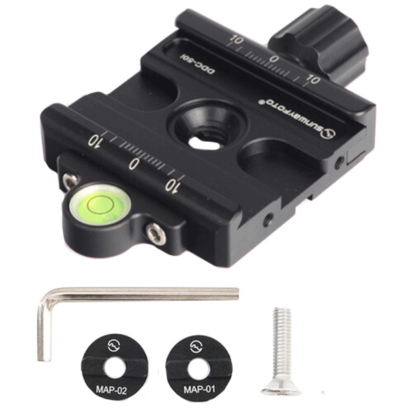 Screw-Knob Dovetail Clamp DDC-50i T from Sunwayfoto