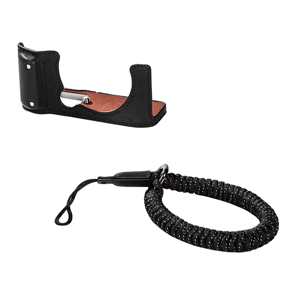 SmallRig Leder half case set zu Fujifilm X-M5 in schwarz