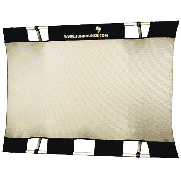 Bespannung Sunbounce Mini Zebra Weiss 90 x 125 cm