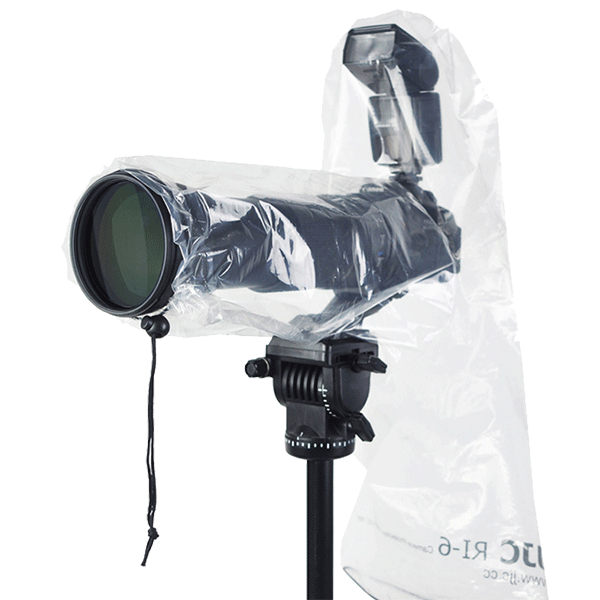 Rain Cover RI-6 for DSLR Cameras with Flashgun 2pcs from JJC