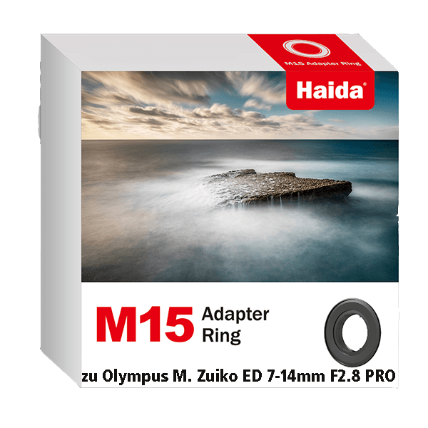 Haida M15 adapter ring for Olympus M.Zuiko 7-14mm PRO lens Packing