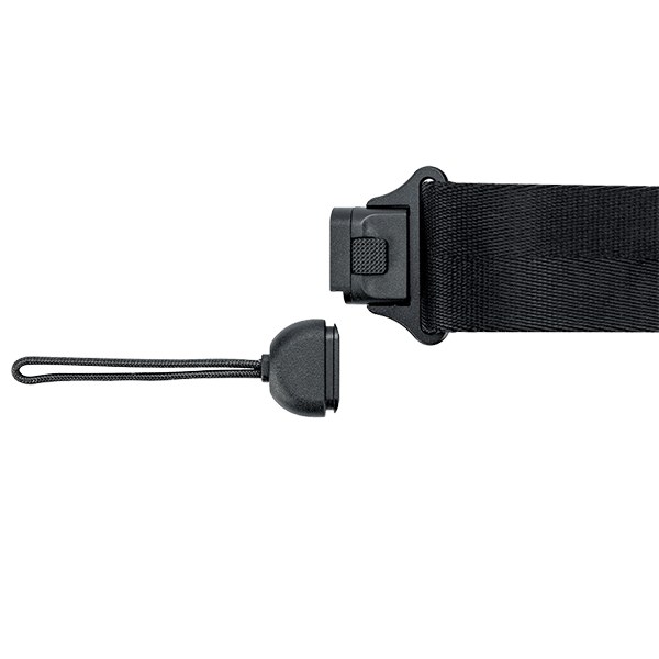 Kameragurt breit in schwarz mit Schnellverschluss QRS-D1-Black von JJC Verschluss