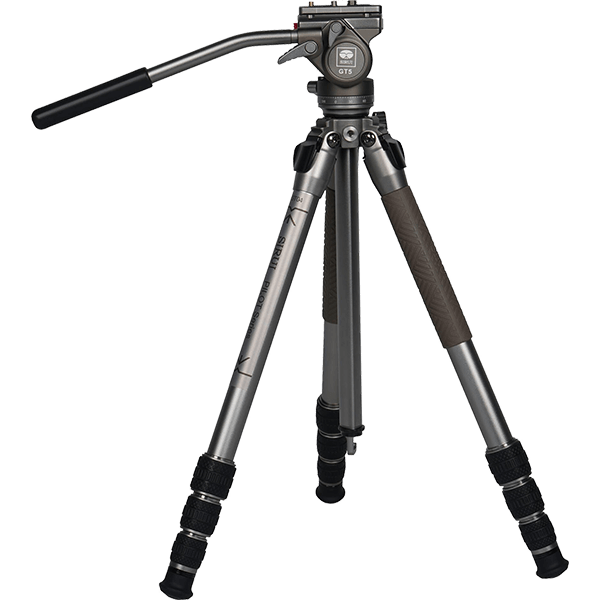 Sirui CT04 Pilot Series Tripod with GT5 Fluid Head matt silver
