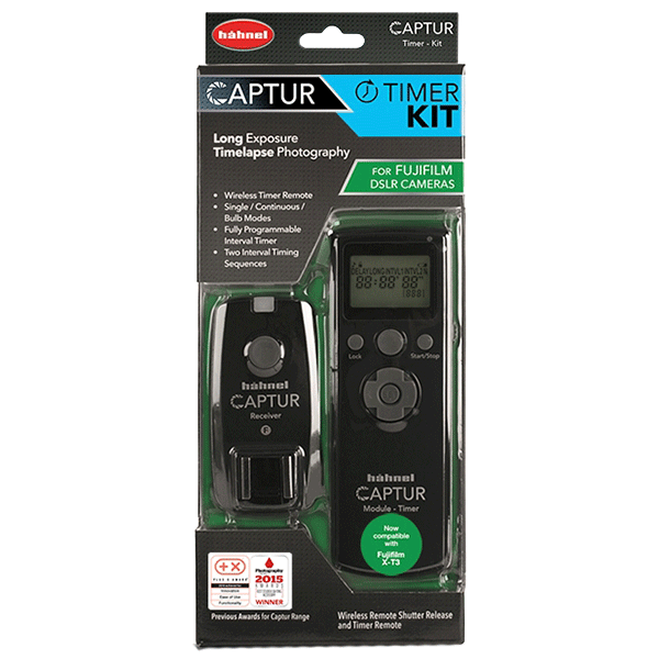 Radio Remote Release Kit Hähnel Captur Timer for Fujifilm Packing