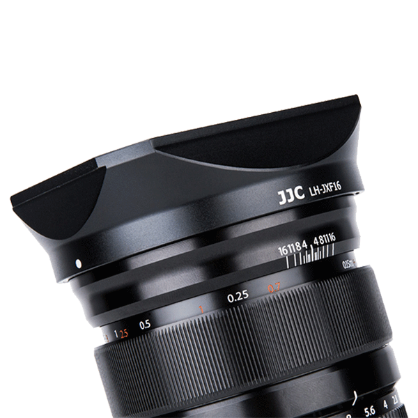 Gegenlichtblende zu Fujifilm XF 16mm F14 WR von JJC LN-JXF16