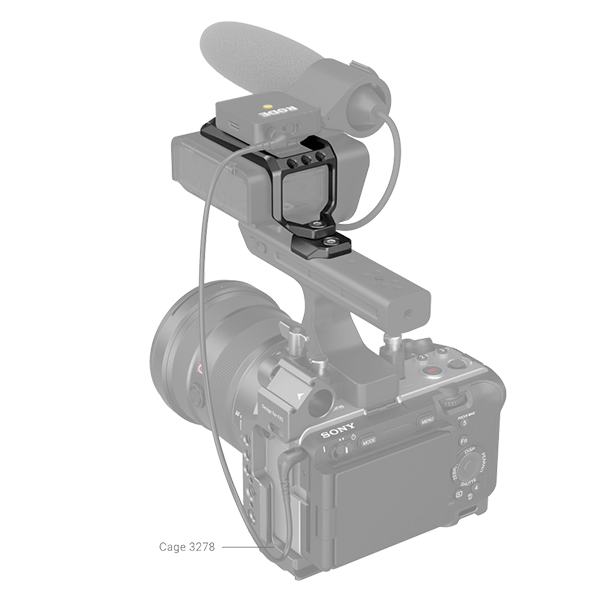 SmallRig Aufsatzplatte zu Sony FX30 FX3 XLR Kamera