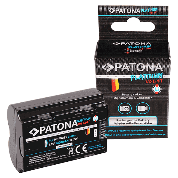 Patona Platinum Battery like Fuji NP-W235