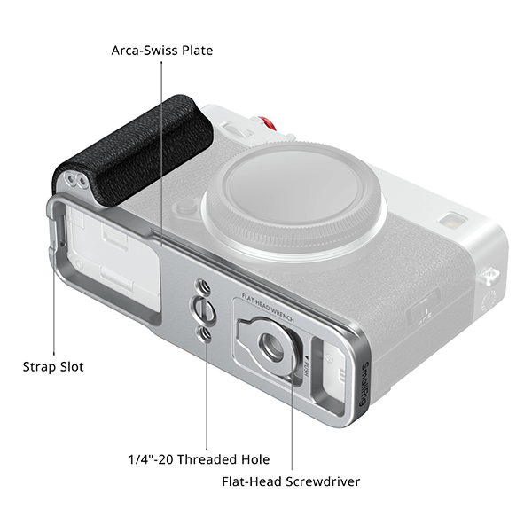 Bottom with Arca-Swiss mount