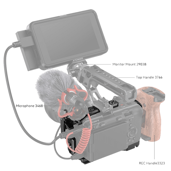 SmallRig Kamera Cage zu Sony FX30 oder FX3 4183