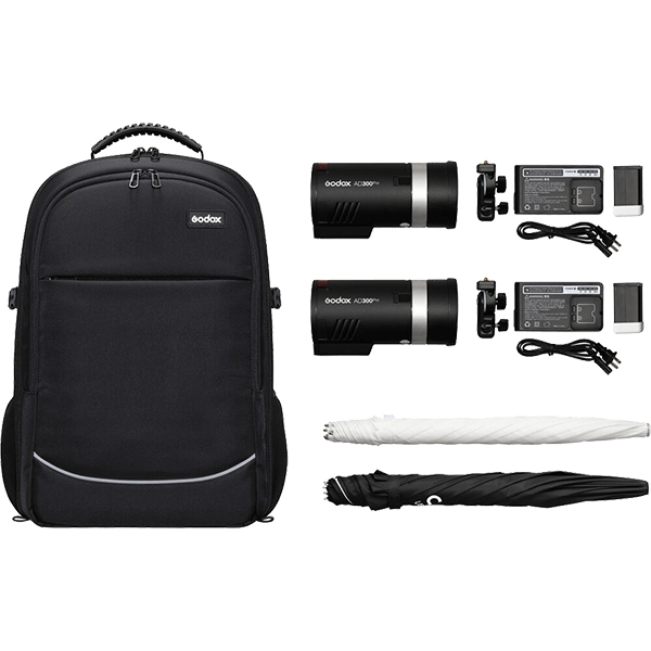 Godox AD300pro Backpack 2-Flash Kit