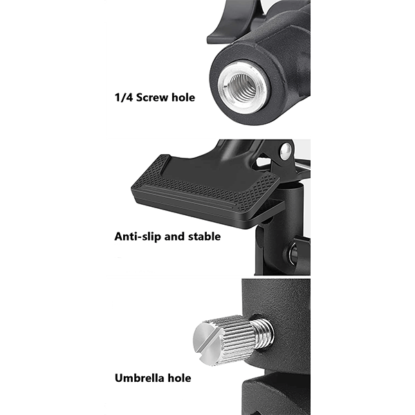 Reflektorhalter mit Gelenk und Spigot Anschluss