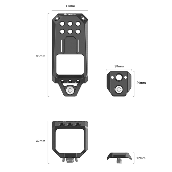 SmallRig Aufsatzplatte zu Sony FX30 FX3 XLR Kamera