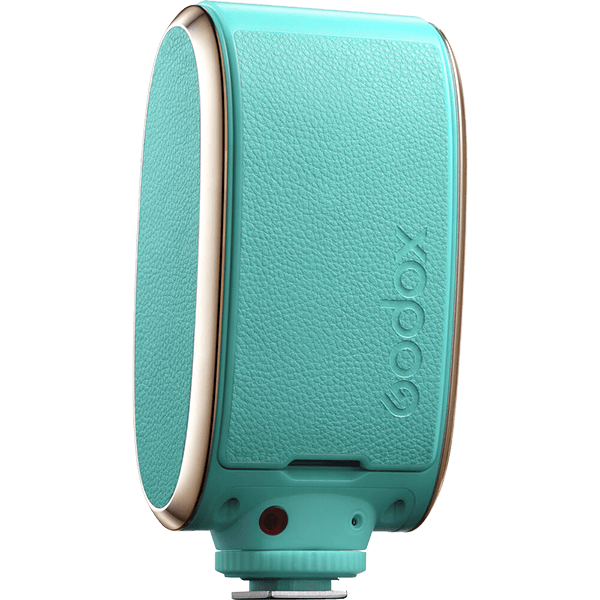 Retro Flash Godox Lux Senior in mint green