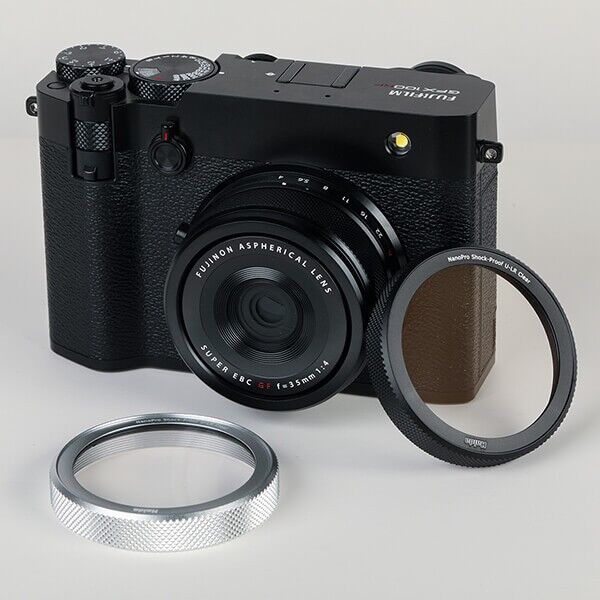 Haida Schutzfilter für Fujifilm GFX100RF in Schwarz und Silber
