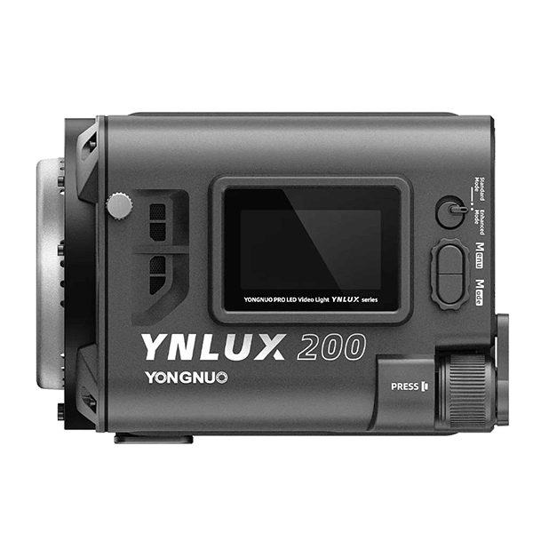 Yongnuo YNLUX200 LED continuous light front view