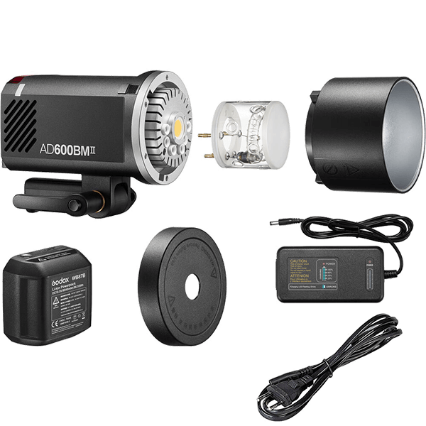 Godox AD600BM-2 Studioblitz mit Akku ohne TTL Lieferumfang