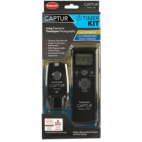 Radio Remote Release Kit Hähnel Captur Timer for Panasonic and Olympus Packing