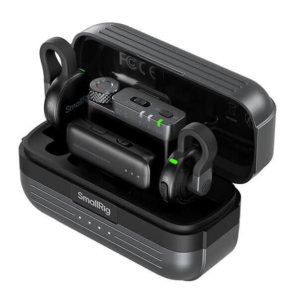 SmallRig S70 Wireless Microphone Set Includes 2 transmitters and 9 silicone covers