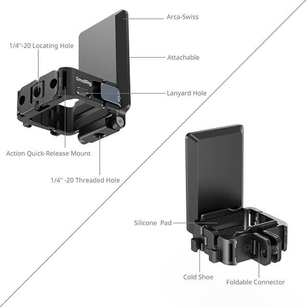SmallRig 5581 Mount Support Halterung DJI Osmo Pocket 3 4 SmallRig 5581 Mount Support Halterung DJI Osmo Pocket 3 4