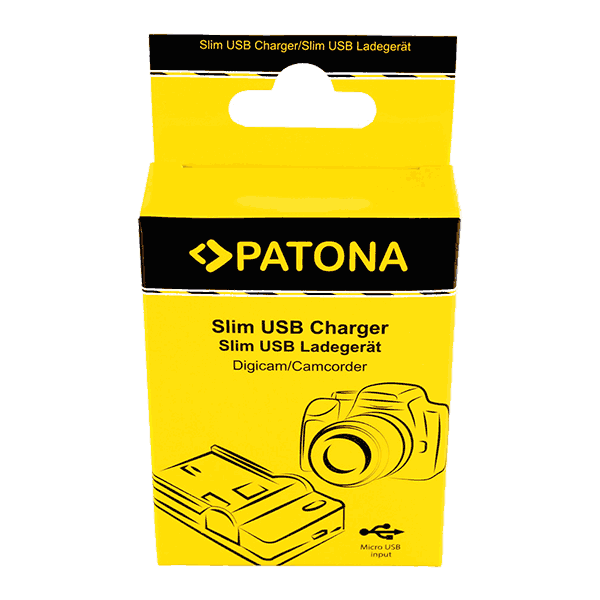 Slim Micro-USB Ladegerät für Sony NP-FW50 von Patona