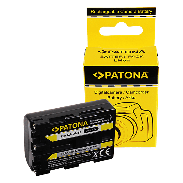 Rechargeable Battery for Sony NP-FM50 QM51 by Patona