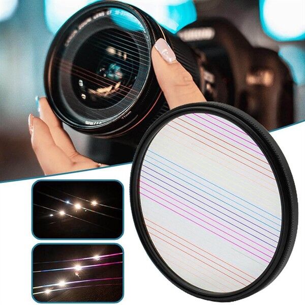 Streak Filter Rainbow 82mm drehbar Anamorph Effekt