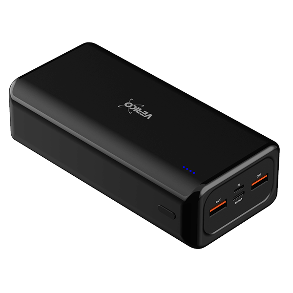 Powerbank with Quick Charge PD 30.000mAh black