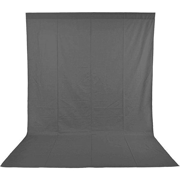 Jinbei Hintergrundstoff 3x6 m in grau 