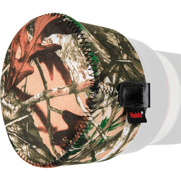 Lens protection cover made of neoprene in camouflage Small from Haida