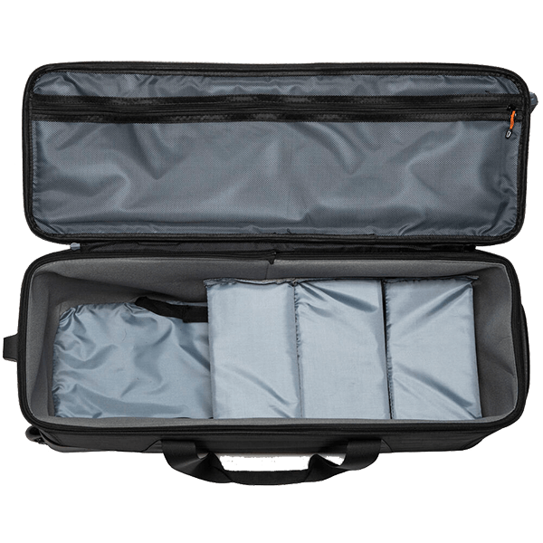 Godox CB-04 Hartschalenkoffer mit Rädern 78cm neue Version offen