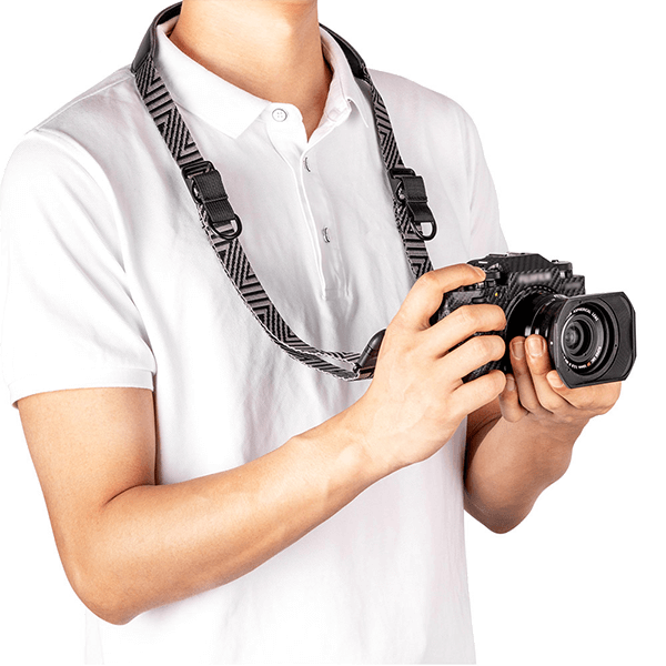 Kameragurt in schwarz grau mit Schnellverschluss QRS-M1-SG von JJC