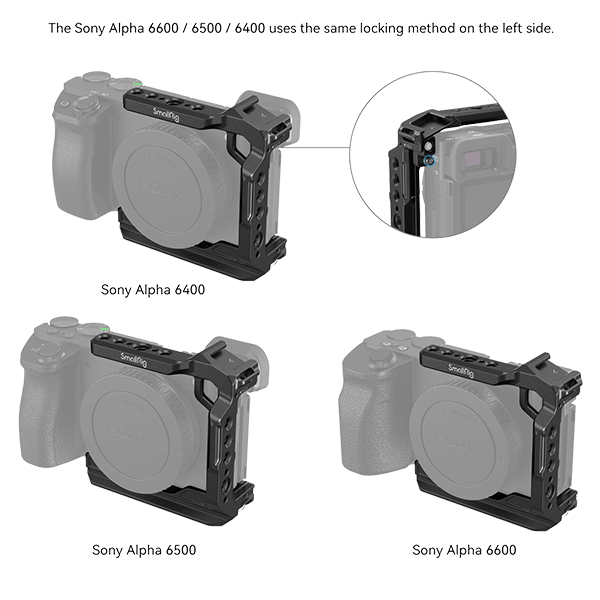 SmallRig halber Kamera Cage zu den Sony A6700 A6600 A6500 A6400