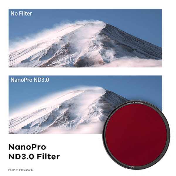 ND Filter 10 Blenden Filtergewinde 72 mm von Haida am Berg