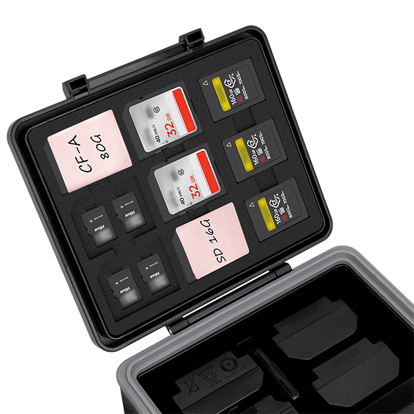 Battery box and memory card case in one from JJC