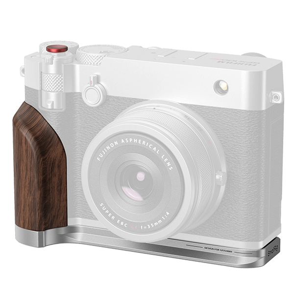 SmallRig Handgriff für Fujifilm GFX100RF in Silber – Frontansicht